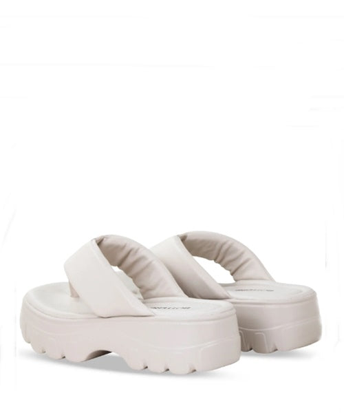 Sandália Couro Summer Burnish White -