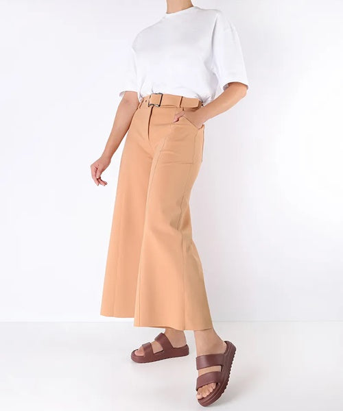 Chinelo Slide Marrom Mocca Poofy Tiras Eva -