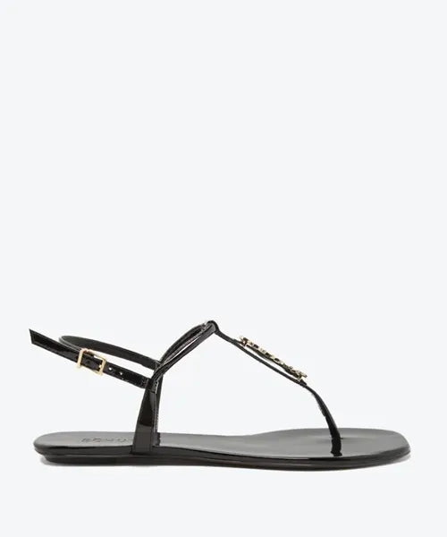 Rasteira Crystal Minimal Preta Schutz -