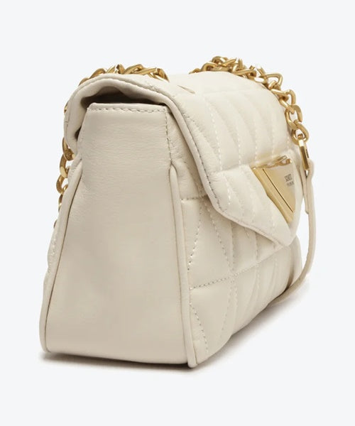Bolsa Tiracolo Média 944 Couro Off White