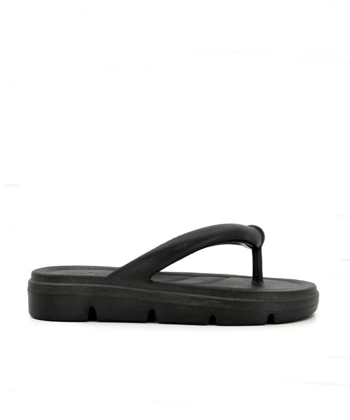 Chinelo Preto Poofy Plataforma Eva
