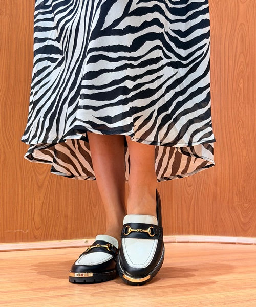 Mocassim Preto/Branco