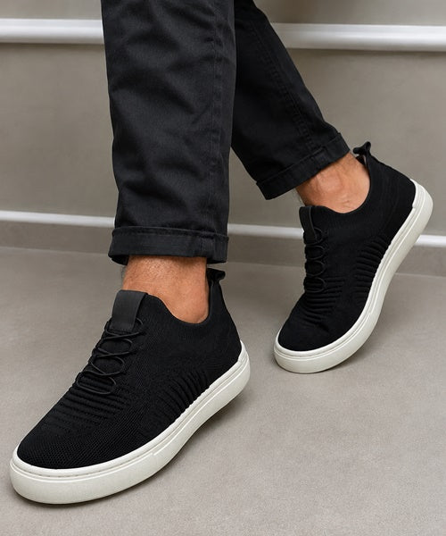 Tênis Masculino Vox Kinit Preto/Branco -