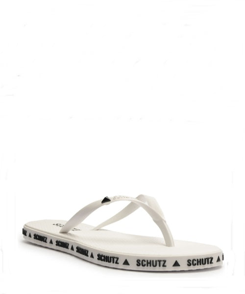 Chinelo Logo Branco