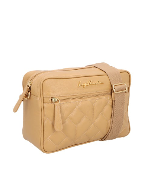 Bolsa Média Couro Argila