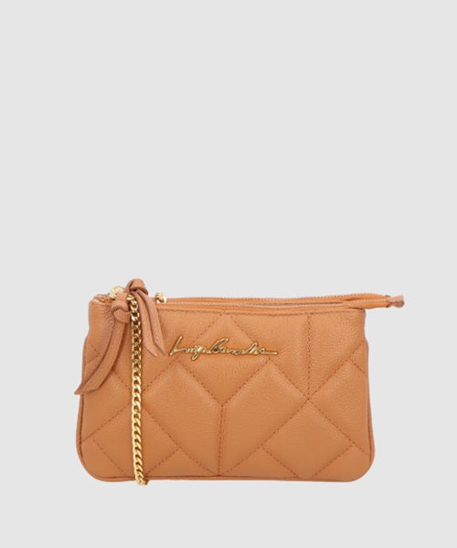 Bolsa Dupla Tira Corrente Caramelo