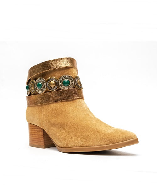 Bota Camurça Cano Baixo - Maithë