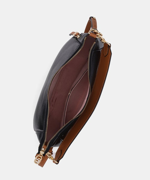 Bolsa Hobo Grande New Ridge Preto