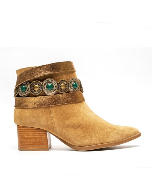 Bota Camurça Cano Baixo - Maithë