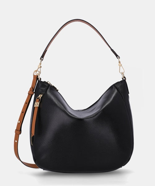 Bolsa Hobo Grande New Ridge Preto