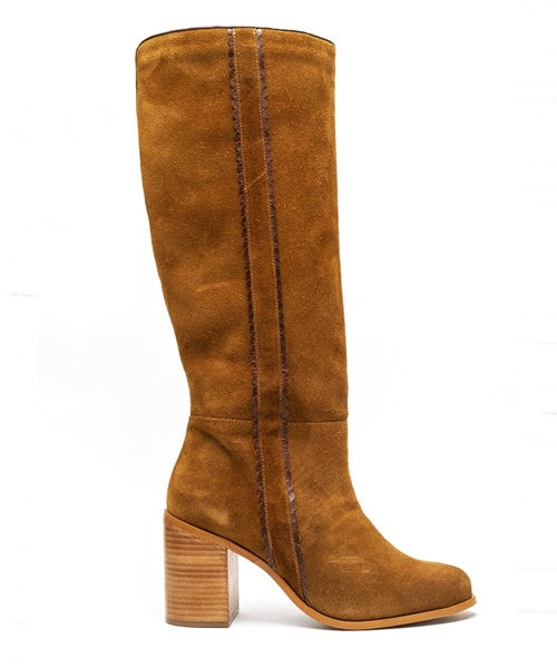 Bota Camurça Cano Alto - Maithë