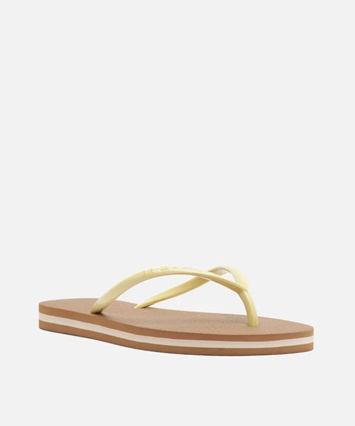 Chinelo de Dedo Branca Plataforma Tiras Brizza