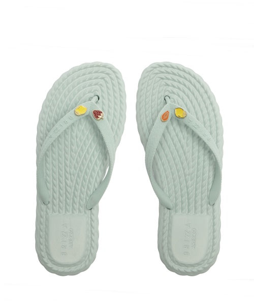 Chinelo de Dedo Azul Marrocos Flip Flop Frutas