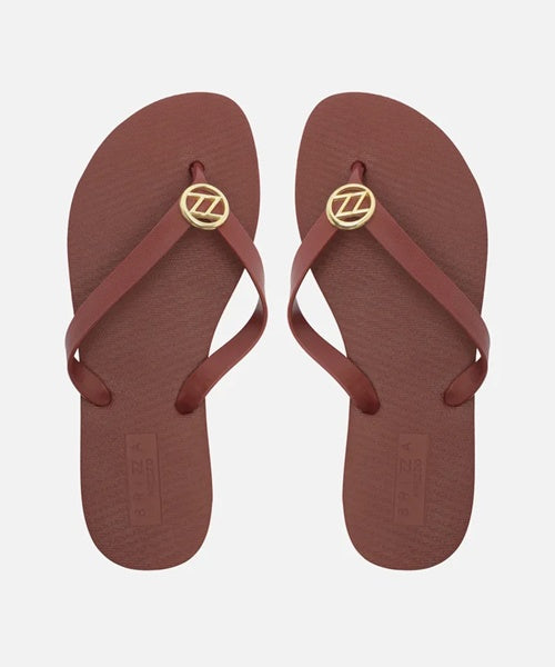 Chinelo Marrom Essential Metal ZZ