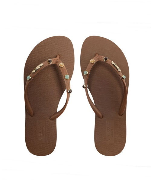 Chinelo Cacau Essential Pedras