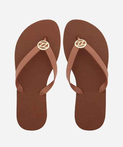 Chinelo Marrom Essential Metal ZZ