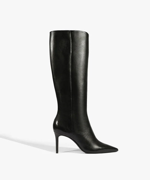 Bota Mikki Up Couro Preta
