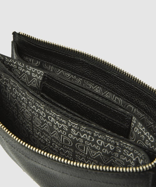 Bolsa Pequena em Couro Preto