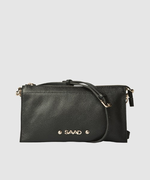 Bolsa Pequena em Couro Preto