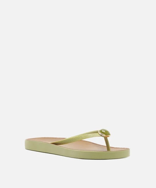 Chinelo de Dedo Verde Recouro Fit Pedra.