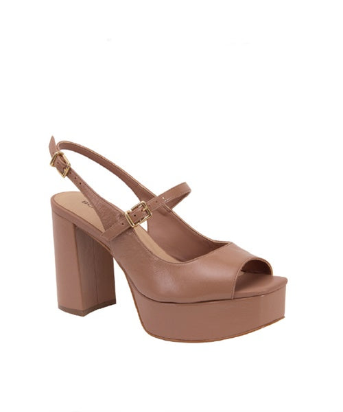 Sandália Couro Atenas Mocha Mousse -