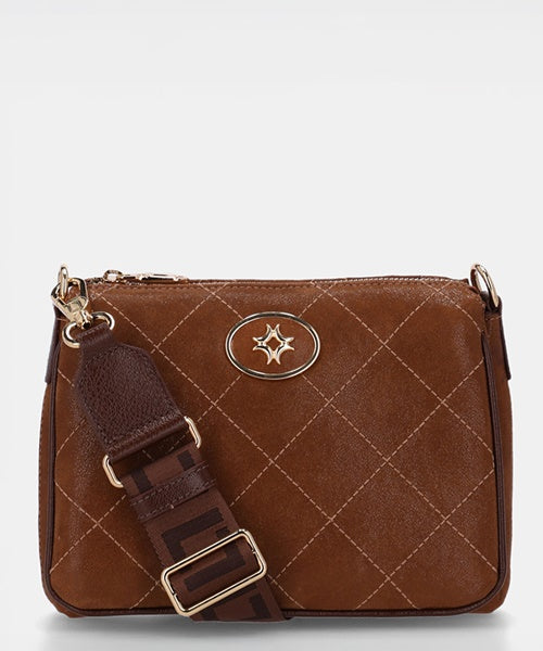 Bolsa Tiracolo Pequena Arenito Canela