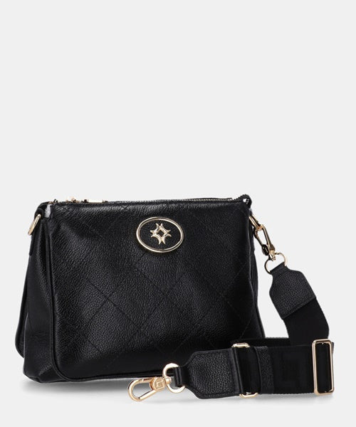 Bolsa Tiracolo Pequena New Ridge Preto