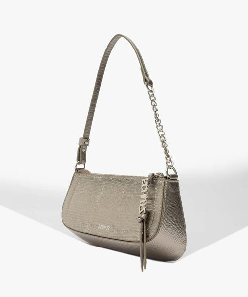 Bolsa Tiracolo Pequena Tina Ônix