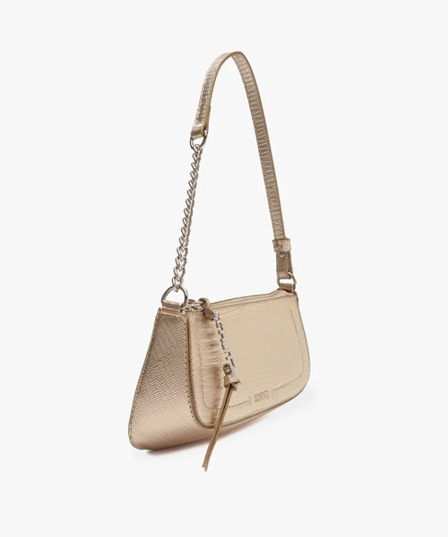 Bolsa Shoulder Tina Pequena Metalizada