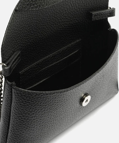Bolsa Tiracolo Preta Giorno Pequena Envelope