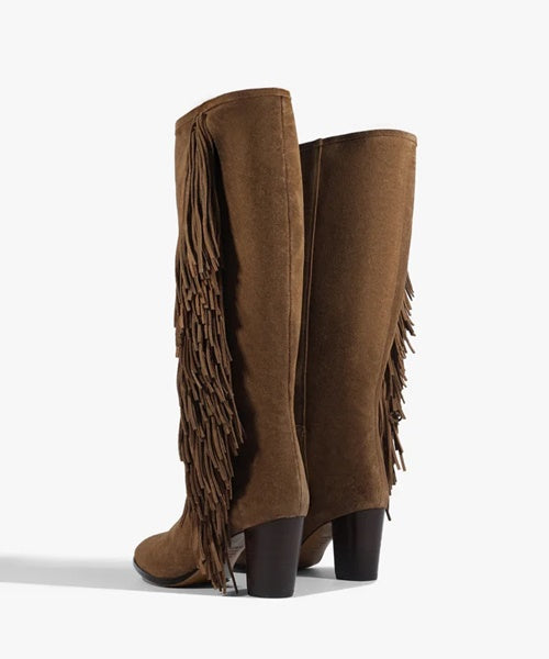 Bota Tess Up Camurça Marrom