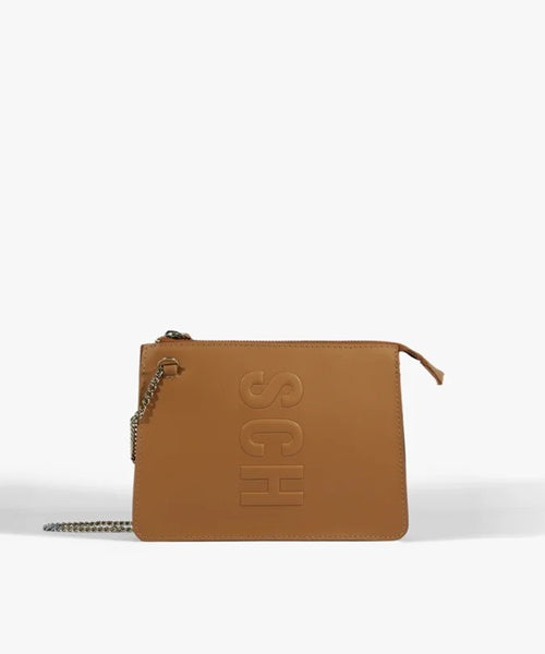 Bolsa Tiracolo Mini Tassy Marrom Clara