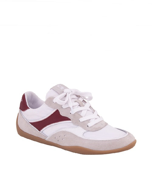 Tênis Couro Off White Camurça Cinza