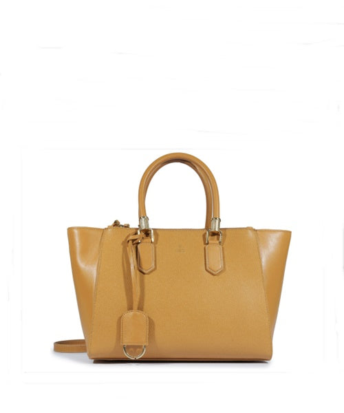 Bolsa Tote Grande Lauren Couro Amber Gold
