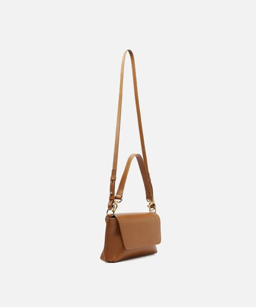 Bolsa Tiracolo Marrom Couro Pequena Selaria Lenny