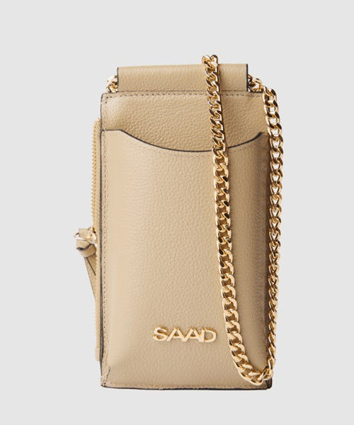 Mini Bolsa Celular em Couro Toffe