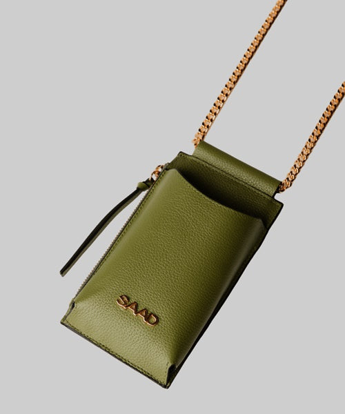 Mini Bolsa Celular em Couro Hera