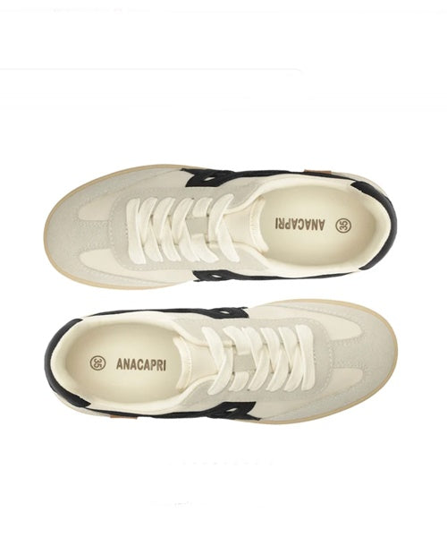 Tênis Luli Branco e Preto