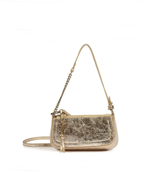 Bolsa Tiracolo Pequena Tina Dourada