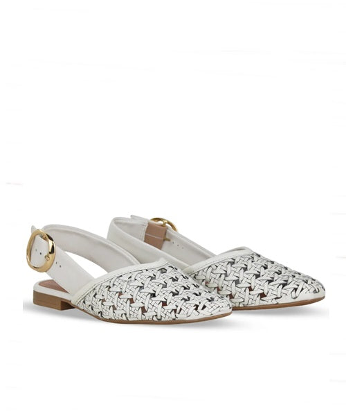 Sapatilha Couro Atanado Napoli Off White