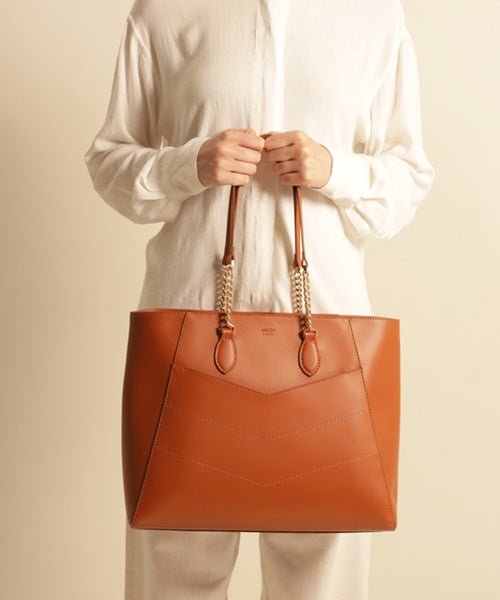 Bolsa Grande Pre Fall Caramelo