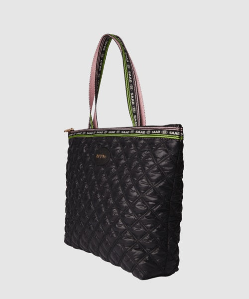 Bolsa Shopper Nylon Preto Lima
