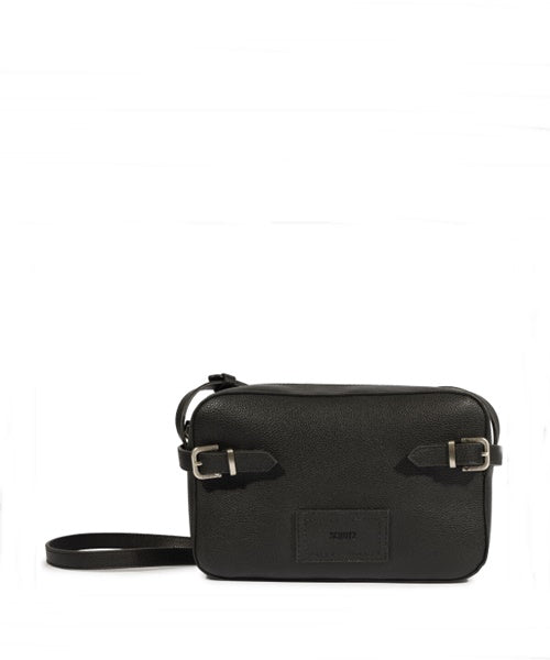 Bolsa Pequena Fivelas Preta