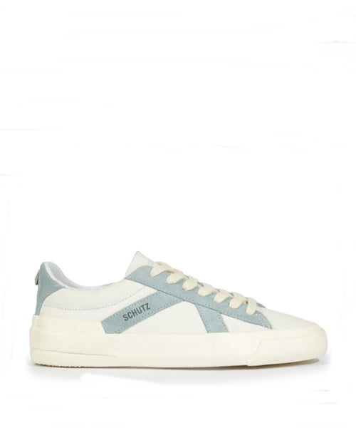 Tênis St Couro Branco com Azul