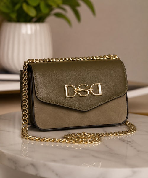 Bolsa Mini com Camurça Tabaco