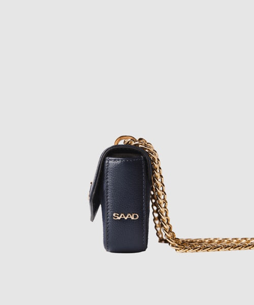 Bolsa Mini com Camurça Indigo