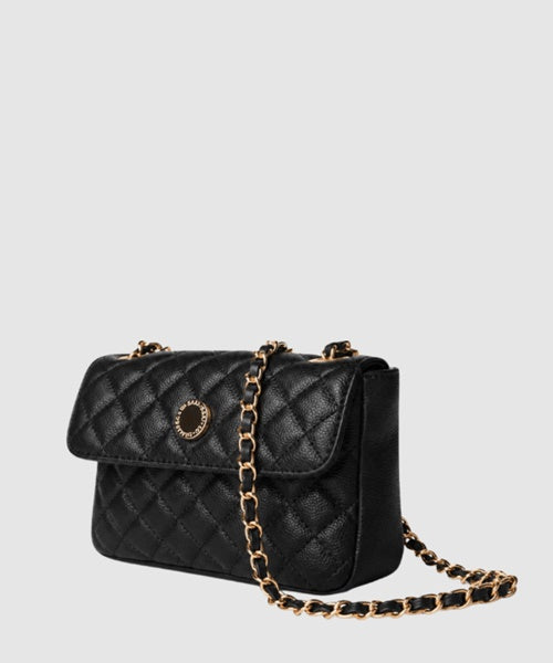 Mini Bolsa Bordada Preto