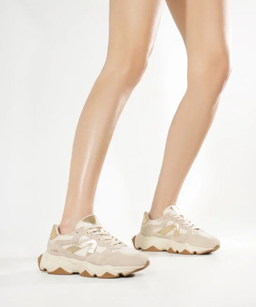 Tênis ST 2940 Camurça Bege