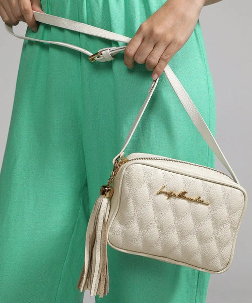 Bolsa Pequena Clássica Off White