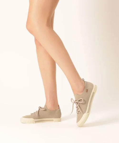 Tênis Knit Alê Bege